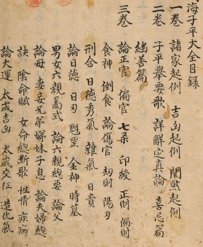 淵海子平大全