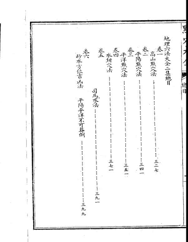 地理六法点穴大全