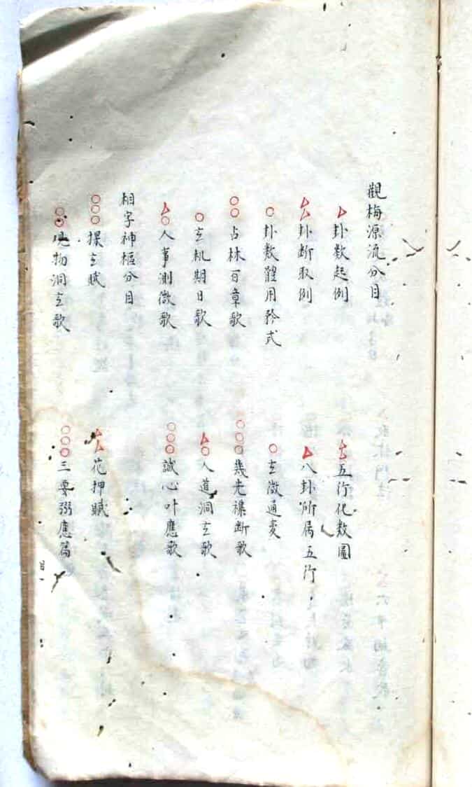 六壬古籍《观梅源流》