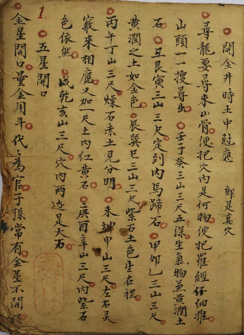 五星开口 十二倒仗 寻龙点穴