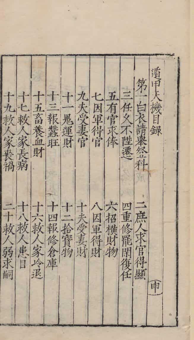 《遁甲天机》