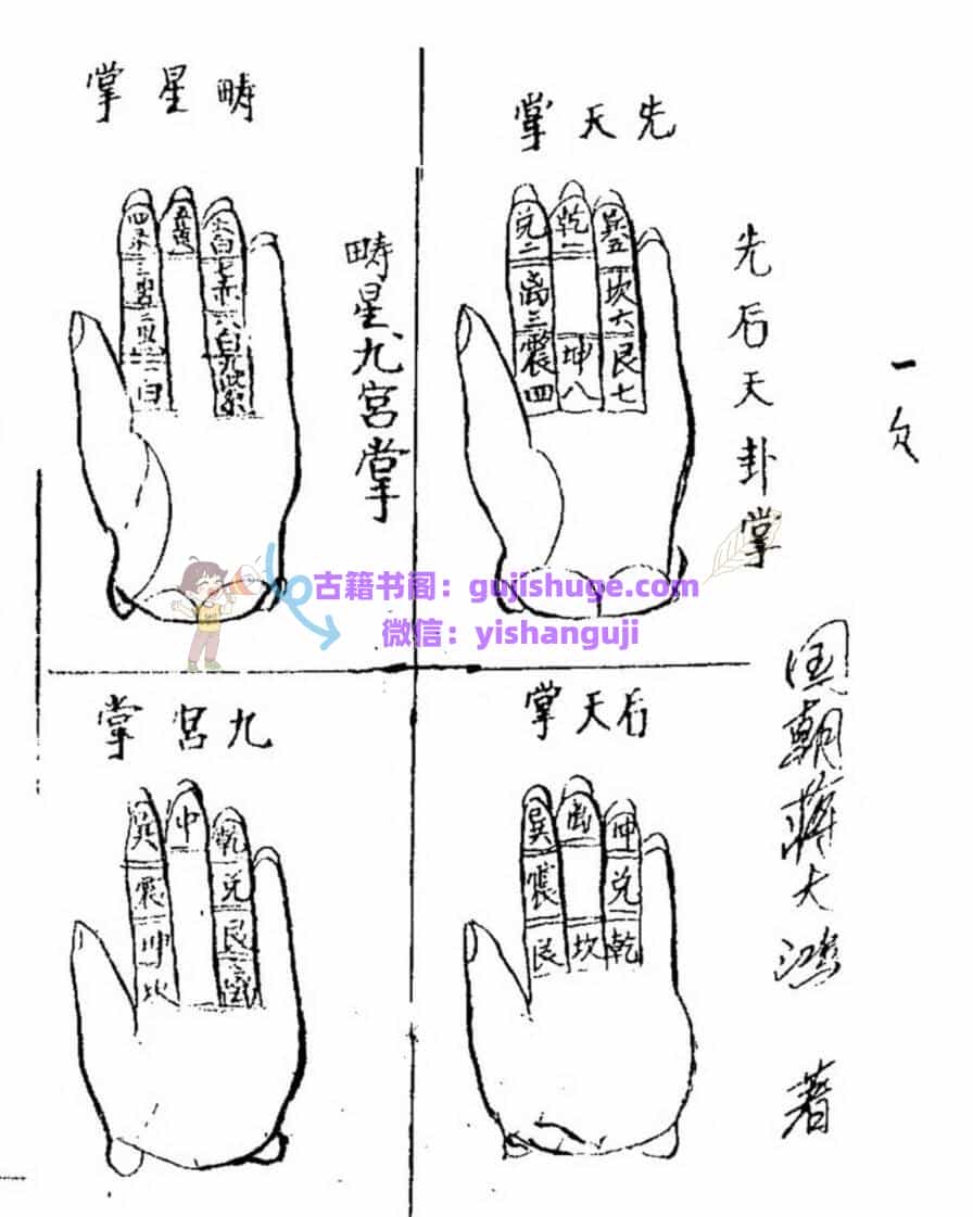 三元地理山水气远挨星图