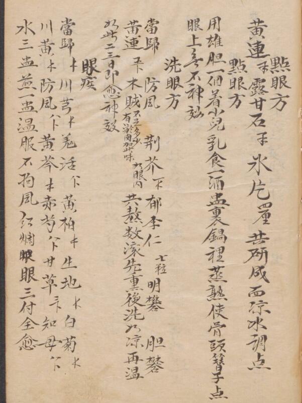 万福堂药方