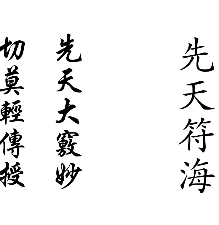先天符海