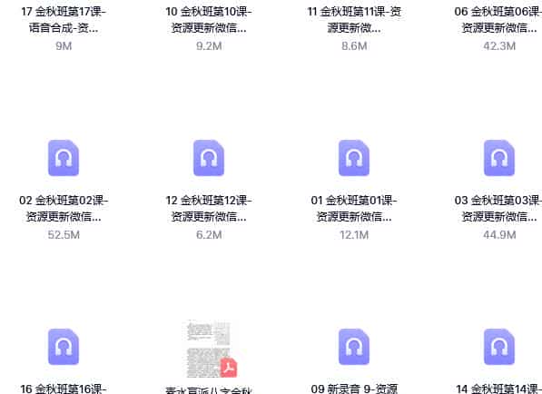 素水盲派命理第6期金秋班(录音17节+笔记)