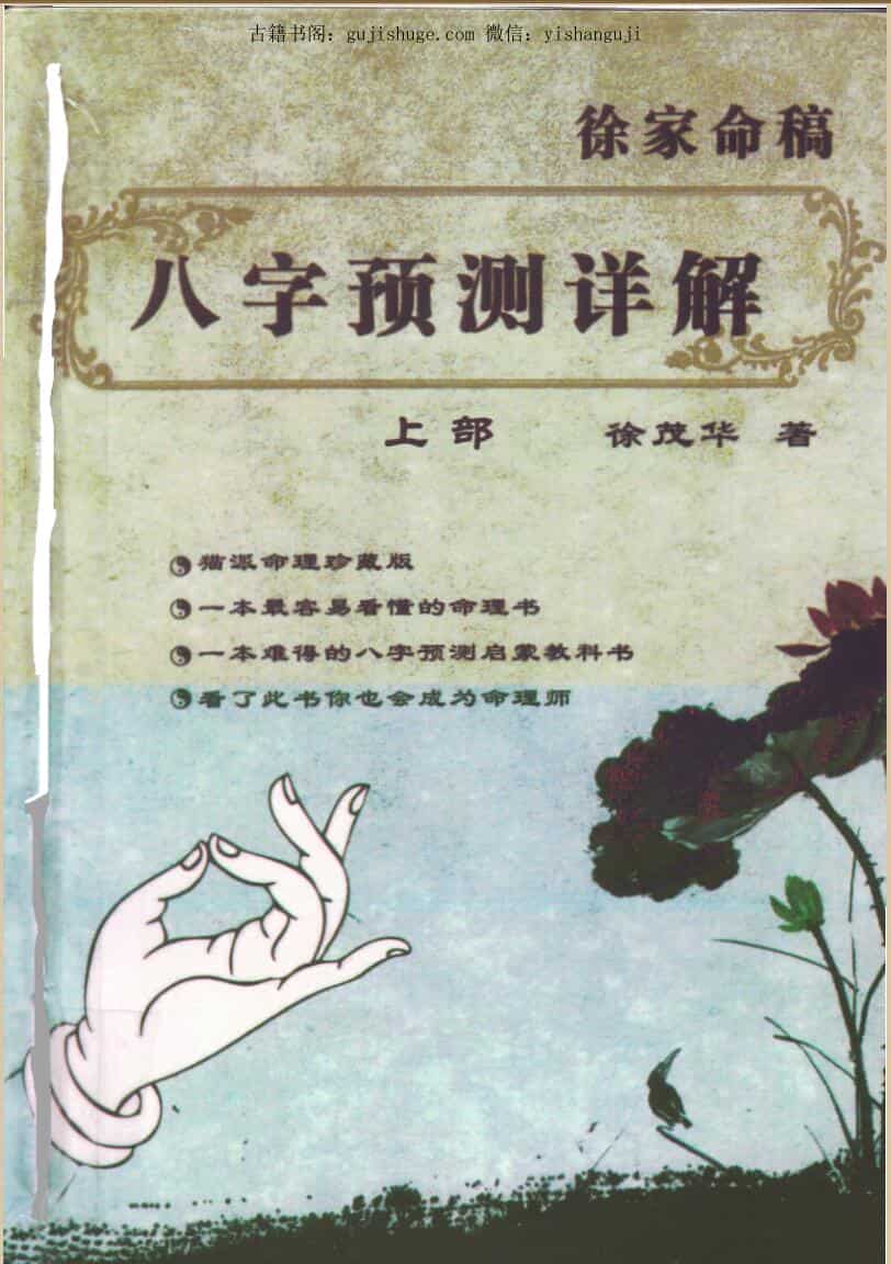 徐茂华-徐家命稿《字八‬预详测‬解上下部》