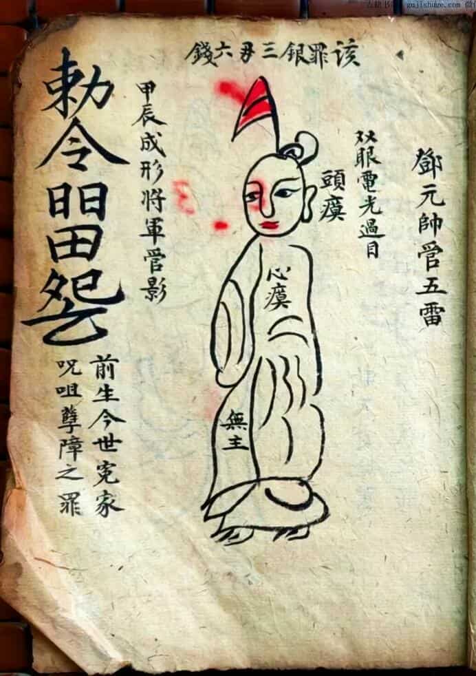 雷将真形
