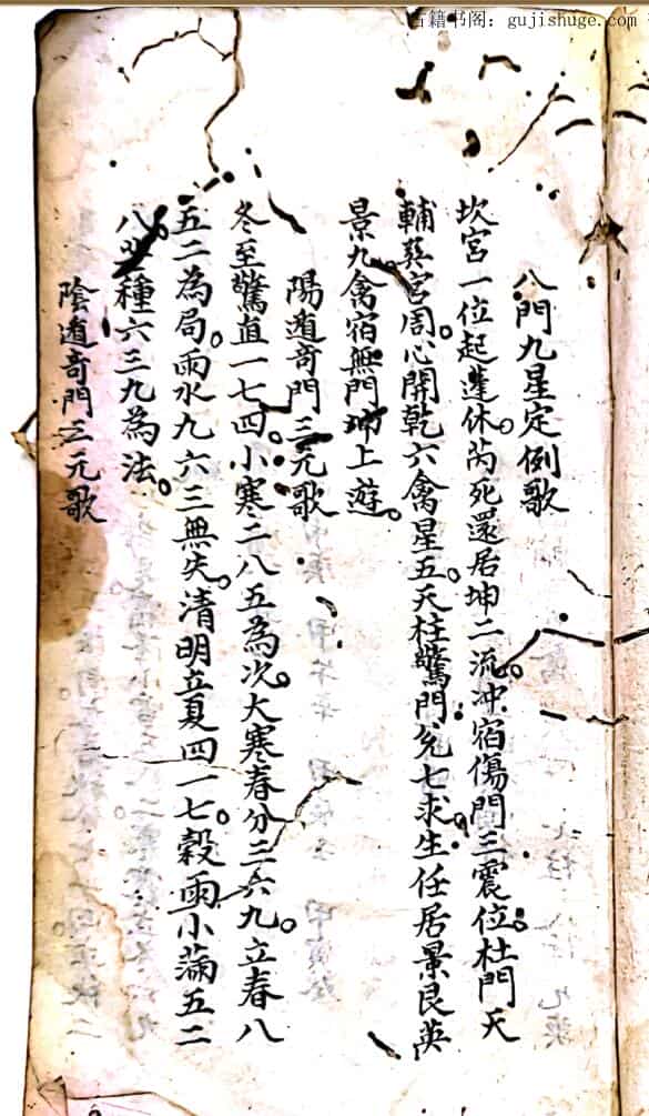 奇门古籍《甘氏汇集奇门一得》