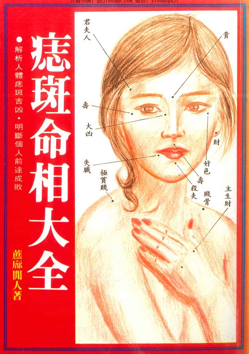 相术相学痣斑命相大全