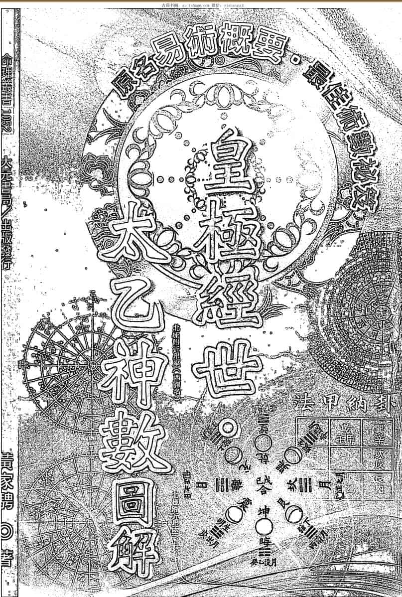 《皇极经世太乙神数》太乙神数图解