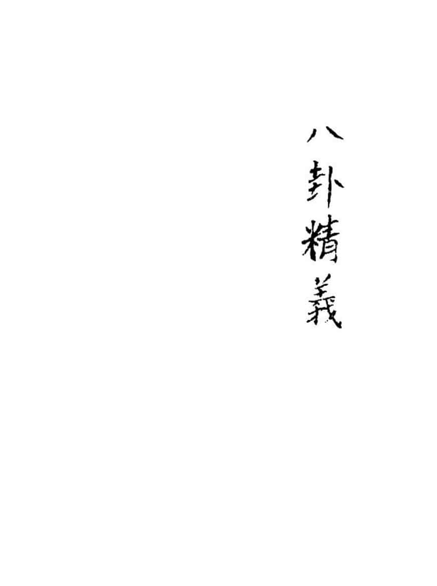 《八卦精义》