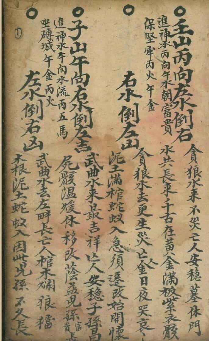 《二十四山杨公秘断》
