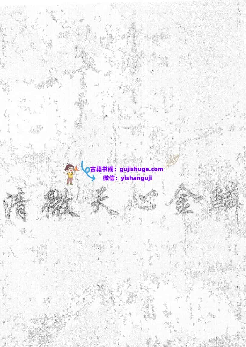 《清微天心金鳞髓大秘旨》
