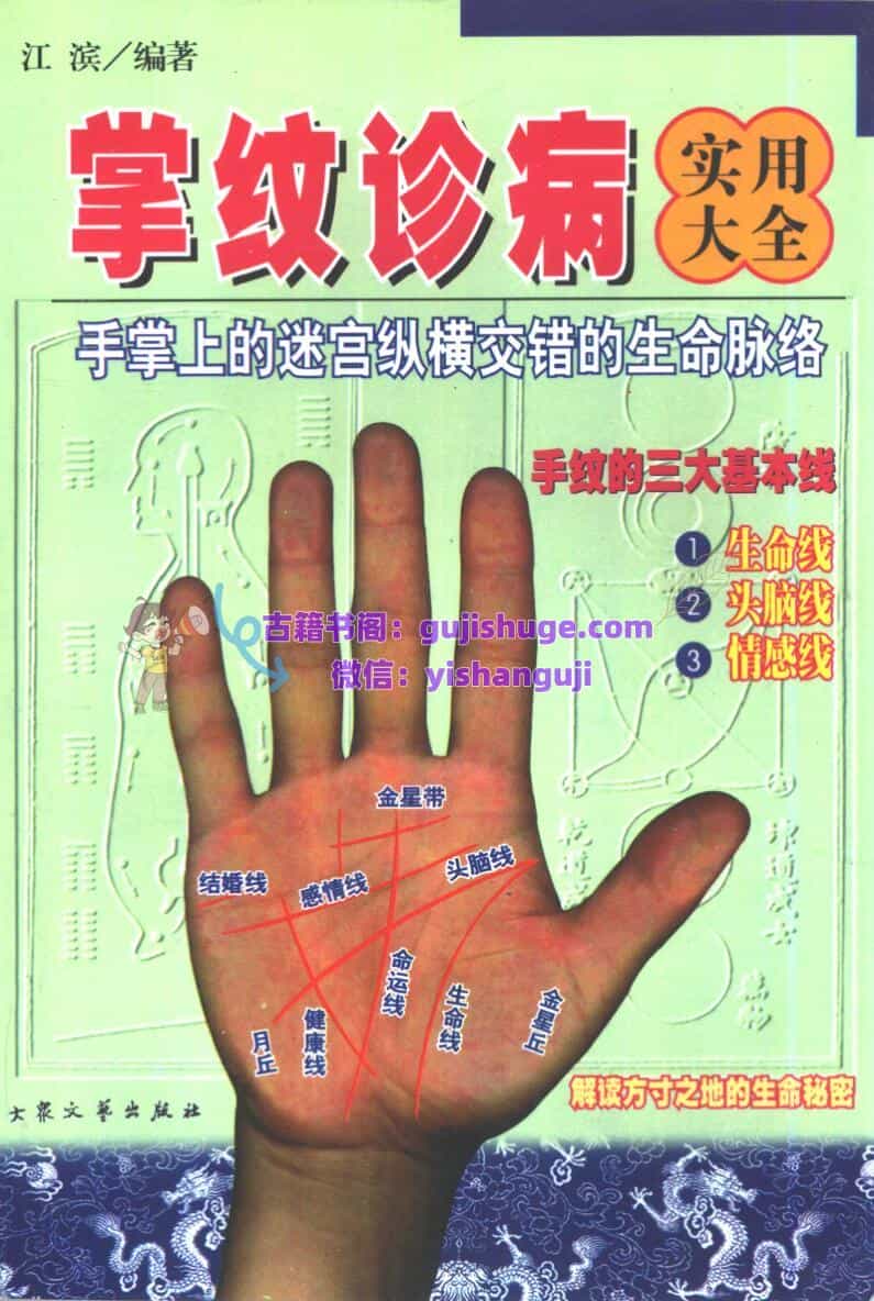 《掌纹诊病实用大全》江滨