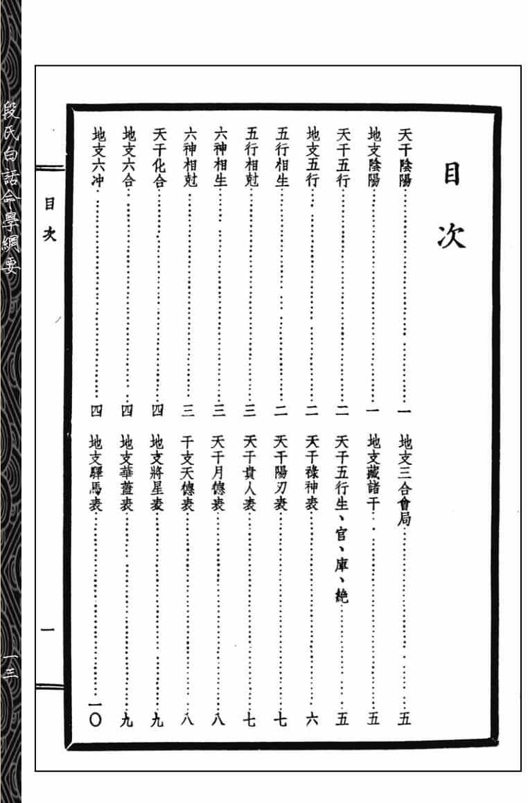 《段氏白话命学纲要》