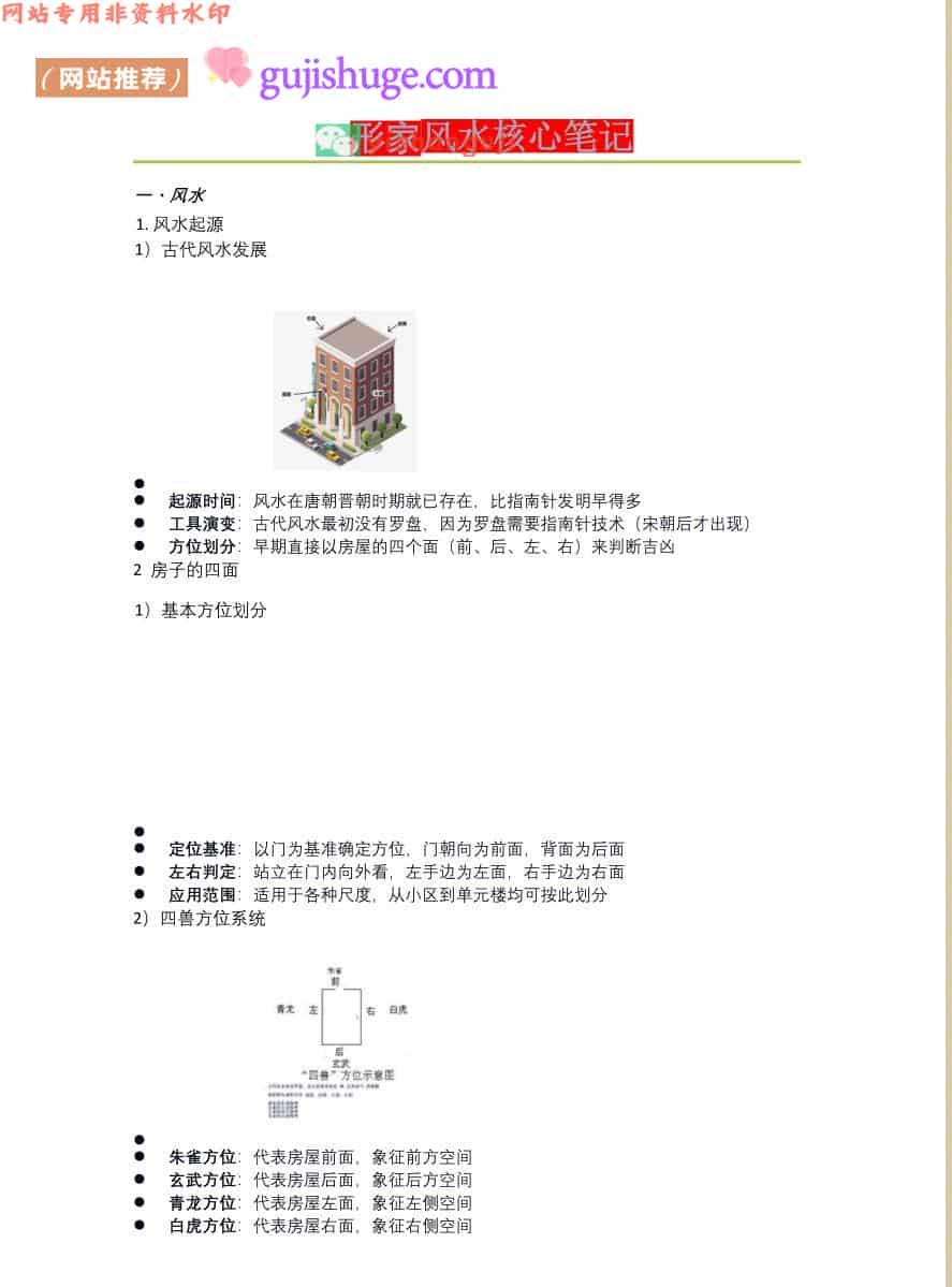 五俊明《形家风水核心笔记》223页